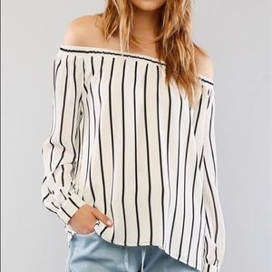 Off the shoulder blouse